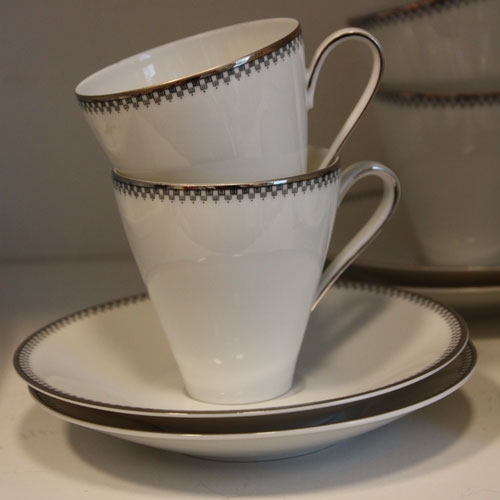 Hutschenreuther Kaffeservis 12 delar 40/50-tal 2